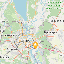 Apartment near metro Pozniaky на карті